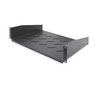 StarTech.com 2U Rack Shelf, 12" Mounting Depth, Vented Cantilever Tray for 19" AV/Network Equipment, 25lb Capacity, for Small Office/Home Office (SOHO)