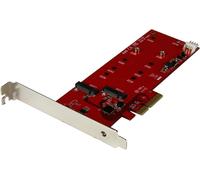 StarTech.com 2x M.2 SATA SSD Controller Card - PCIe - PCI Express M.2 SATA III