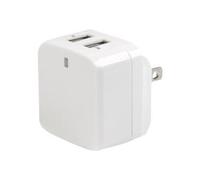 StarTech.com Dual-port USB wall charger - international travel - 17W/3.4A - white