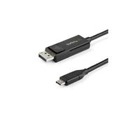 StarTech.com 3ft (1m) USB C to DisplayPort 1.2 Cable 4K 60Hz - Bidirectional DP to USB-C or USB-C to DP Reversible Video Adapter Cable - HBR2/HDR - USB Type C/TB3 Monitor Cable