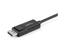 StarTech.com 3ft (1m) USB C to DisplayPort 1.2 Cable 4K 60Hz - Bidirectional DP to USB-C or USB-C to DP Reversible Video Adapter Cable - HBR2/HDR - USB Type C/TB3 Monitor Cable