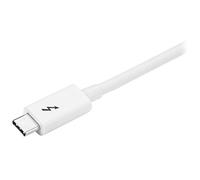 StarTech.com Thunderbolt 3 Cable - 20Gbps - 1m - White - Thunderbolt, USB, and DisplayPort Compatible