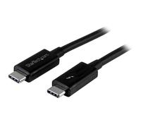 StarTech.com 3.3ft (1m) Thunderbolt 3 Cable, 20Gbps, 100W PD, 4K, Thunderbolt Certified, Compatible with Thunderbolt 4/USB 3.2/DisplayPort