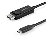 StarTech.com 3.3ft (1m) USB C to DisplayPort 1.4 Cable 8K 60Hz/4K - Bidirectional DP to USB-C or USB-C to DP Reversible Video Adapter Cable -HBR3/HDR/DSC - USB Type-C/Thunderbolt Monitor Cable