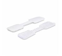 StarTech.com 3.5in (9cm) Cable Labels 100 Pack White Hook-to-Hook Fastener Cable Tags Write-On Cord Labels for Cable Management Cord Identification Tags