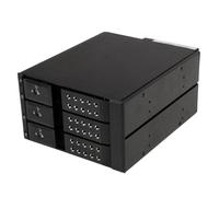 StarTech.com 3 Bay Aluminum Trayless Hot Swap Mobile Rack Backplane for 3.5in SAS II/SATA III - 6 Gbps HDD