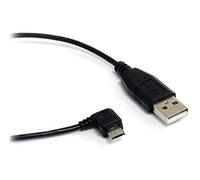StarTech.com 3 ft / 91cm Micro USB Cable - A to Right Angle Micro B - USB Type A - 90 Degree Micro-USB Type B (M) - Black (UUSBHAUB3RA)