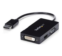 StarTech.com 3 in 1 DisplayPort Multi Video Adapter Converter - 1080p DP Laptop