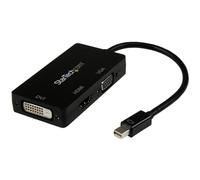 StarTech.com Travel A/V Adapter: 3-in-1 Mini DisplayPort to VGA DVI or HDMI Converter