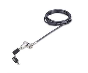 StarTech.com 3-in-1 Universal Laptop Lock 6.6ft 2m Master Keyed Locking Cable Co