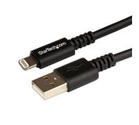 StarTech.com 3 m (10 ft.) USB to Lightning Cable - Long iPhone / iPad / iPod Charger Cable - Lightning to USB Cable - Apple MFi Certified - Black