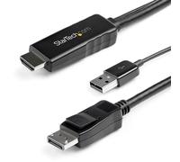 StarTech.com 3 m (9.8 ft.) HDMI to DisplayPort Cable - 4K 30Hz