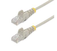 StarTech.com 3 m CAT6 Cable - Slim - Snagless RJ45 Connectors - Grey 3 m Cat5e U