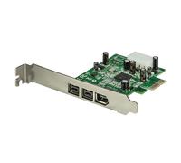 StarTech.com 3 Port 2b 1a 1394 PCI Express FireWire Card Adapter - 1394 FW PCIe