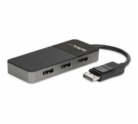 StarTech.com 3 Port Multi Monitor Adapter - DisplayPort 1.4 to 3x 4K DisplayPort Video Splitter - Dual or Triple 4K - Laptop/Desktop DisplayPort MST Hub for Multiple Monitors - For Windows PCs Only DisplayPort 3x DisplayPort 7680 x 4320 pixels Bl