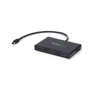 StarTech.com 3-Port Multi Monitor Adapter - Mini DisplayPort to HDMI MST Hub - Triple 1080p or Dual 4K 30Hz - Video Splitter for Extended Desktop Mode on Windows Only - mDP 1.2 to 3x HDMI