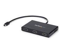 StarTech.com 3-Port Multi Monitor Adapter - Mini DisplayPort to HDMI MST Hub - Triple 1080p or Dual 4K 30Hz - Video Splitter for Extended Desktop Mode on Windows Only - mDP 1.2 to 3x HDMI