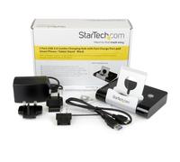 StarTech.com 3-Port USB 3.0 Hub (ST4300U3C1B) With Quick Charge Port & Tablet