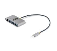 StarTech.com 3-Port USB-C Hub with Ethernet - 3x USB-A Gigabit Etherne
