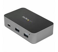 StarTech.com 3-Port USB-C Hub with Ethernet Network Port - USB 3.1 Gen 2 10Gbps to 2X USB-A and 1x USB-C - Powered - (HB31C2A1CGS)