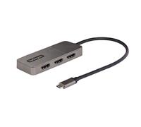 StarTech.com 3-Port USB-C MST Hub - USB Type-C to 3x HDMI Multi-Monitor Adapter for Laptop - Triple HDMI up to 4K 60Hz with DP 1.4 Alt Mode & DSC - HDR - 1ft (30cm) Cable - Windows Only