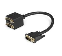 StarTech.com 30cm (1 ft) DVI-D to 2x DVI-D Digital Video Splitter Cable - M/F~1 ft DVI-D to 2x DVI-D Digital Video Splitter Cable - M/F