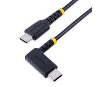 Startech.Com 30Cm Usb C Right Angled Heavy Duty Fast Charging Cable With 60W Pow
