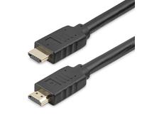 StarTech.com 30ft (10m) HDMI 2.0 Cable - 4K 60Hz Active HDMI Cable - CL2 Rated for In Wall Installation - Long Durable High Speed UHD HDMI Cable - HDR, 18Gbps - Male to Male Cord - Black
