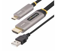 StarTech.com 30ft (9.15m) USB-C to HDMI 2.0 Active Optical Cable (AOC) 4K 60Hz CL3 Rated Unidirectional USB Type-C to HDMI Adapter Cable