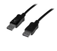 StarTech.com 32ft (10m) Active DisplayPort Cable - 4K Ultra HD DisplayPort Cable - Long DP to DP Cable for Projector/Monitor - DP Video/Display Cord - Latching DP Connectors