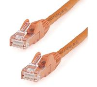 StarTech.com 35ft CAT6 Ethernet Cable - Orange CAT 6 Gigabit Ethernet Wire -650MHz 100W PoE++ RJ45 UTP Category 6 Network/Patch Cord Snagless Fluke Tested UL/TIA Certified (N6PATCH35OR)