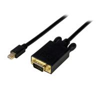 StarTech.com 3ft (1m) Mini DisplayPort to VGA Cable - Active Mini DP to VGA Adapter Cable - 1080p Video - mDP 1.2 or Thunderbolt 1/2 Mac/PC to VGA Monitor/Display - Converter Cord