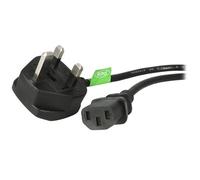 StarTech.com Power Cable BS 1363 to C13 – 3ft (1m) 18AWG 10A 250V