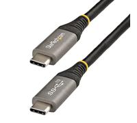 StarTech.com 3ft (1m) USB C Cable 10Gbps - USB-IF Certified USB-C Cable - USB 3.1/3.2 Gen 2 Type-C Cable - 100W (5A) Power Delivery Charging, DP Alt Mode - USB C to C Cord - Charge & Sync