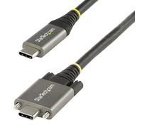 StarTech USB-C Cable 3ft (1m) Side Screw Locking – USB-IF 10Gbps, USB 3.2 Gen 2, 100W PD