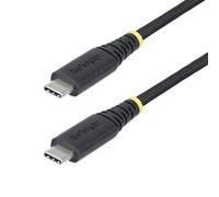 StarTech.com 3ft (1m) USB-C Charging Cable, Durable and Ultra-Flexible, 240W (5A) PD EPR, USB 2.0 Laptop Charger Cable, USB-IF Certified, Rugged USB-C Charging Cord