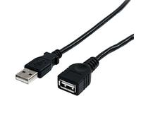 StarTech.com 3 ft Black USB 2.0 Extension Cable A to A - M/F