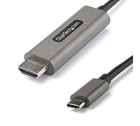 StarTech.com 3ft (1m) USB C to HDMI Cable 4K 60Hz w/ HDR10 - Ultra HD USB Type-C to 4K HDMI 2.0b Video Adapter Cable - USB-C to HDMI HDR Monitor/Display Converter - DP 1.4 Alt Mode HBR3