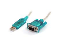 StarTech.com 3ft USB to RS232 DB9 Serial Adapter Cable - Up to 1 Mbps USB to Ser