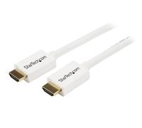 StarTech.com 3m / 10 ft CL3 Rated HDMI Cable w/ Ethernet - In Wall Rated Ultra HD HDMI Cable - 4K 30Hz UHD High Speed HDMI Cable - 10.2 Gbps - HDMI 1.4 Video/Display Cable - 30AWG, White
