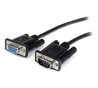 StarTech.com 3m Black Straight Through DB9 RS232 Serial Cable - DB9 RS232 Serial Extension Cable - Male to Female Cable (MXT1003MBK)