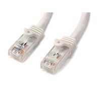 StarTech.com 3m CAT6 Ethernet Cable - White CAT 6 Gigabit Ethernet Wire -650MHz 100W PoE++ RJ45 UTP Category 6 Network/Patch Cord Snagless w/Strain Relief Fluke Tested UL/TIA Certified (N6PATC3MWH)