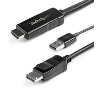 StarTech.com 3 m (9.8 ft.) HDMI to DisplayPort Cable - 4K 30Hz