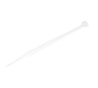StarTech.com 4"(10cm) Cable Ties - 1/16"(2mm) wide 7/8"(22mm) Bundle Diameter 18lb(8kg) Tensile Strength Nylon Self Locking Zip Ties with Curved Tip - 94V-2/UL Listed 100 Pack - White