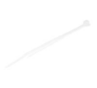 StarTech.com 4"(10cm) Cable Ties - 1/16"(2mm) wide 7/8"(22mm) Bundle Diameter 18lb(8kg) Tensile Strength Nylon Self Locking Zip Ties with Curved Tip - 94V-2/UL Listed 100 Pack - White