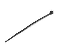 StarTech.com 4"(10cm) Cable Ties - 1/16"(2mm) wide 7/8"(22mm) Bundle Diameter 18lb(8kg) Tensile Strength Nylon Self Locking Zip Ties with Curved Tip - 94V-2/UL Listed 1000 Pack - Black
