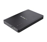 StarTech.com 4 Bay Thunderbolt 3 NVMe Enclosure, For M.2 NVMe SSD Drives, 1x DisplayPort Video/ 2x TB3 Downstream Ports, 40Gbps, 72W Power Supply, External Hard Drive Enclosure