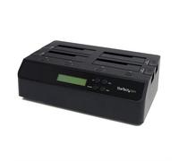 StarTech.com 4 Bay USB 3.0 eSATA to SATA Standalone 1:3 HDD Hard Drive Duplicator Dock