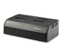 StarTech.com 4-Bay USB 3.1 to SATA Hard Drive Docking Station, 10Gbps USB Hard Drive Dock, External 2.5/3.5" SSD/HDD, SATA I/II/III, Docking Station, Hot-Swap Hard Drive Bay, Top-Loading