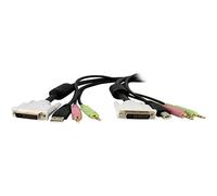 StarTech.com 4-in-1 Cable for KVMs with Dual Link DVI and USB - Audio